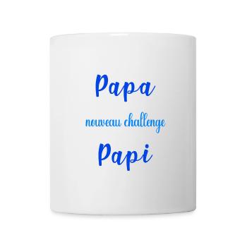 Mission de papa accomplie nouveau challenge être  - Mug blanc - blanc - Devant