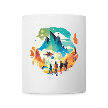 Voyage au centre de la Terre - Mug blanc - blanc - Devant