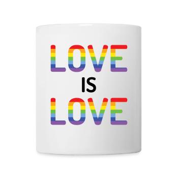 Mois de la fierté - L’amour c’est l’amour - Mug blanc - blanc - Devant