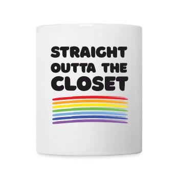Pride Month - Straight Outta The Closet - Mug - white - Front