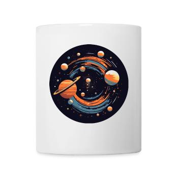 Univers Planètes du système solaire - Mug blanc - blanc - Devant