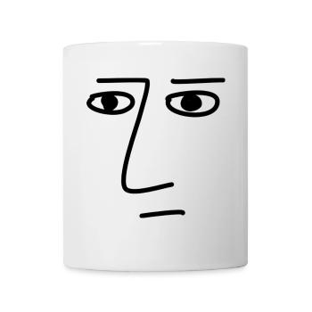 Art Face Künstler Mann - Tasse - Weiß - Vorne