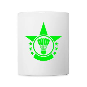 badminton, badminton sport, playing badminton - Mug - white - Front