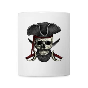 pirate, privateer, buccaneer, buccaneer - Mug - white - Front