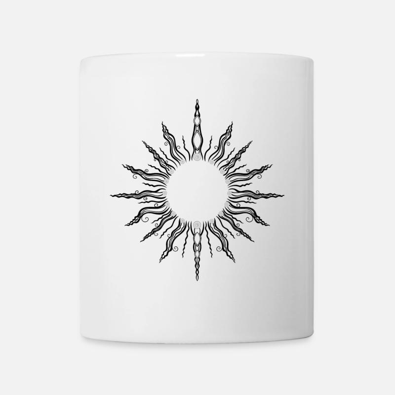 Sonne Mittsommer Sommer - Tasse - Weiß