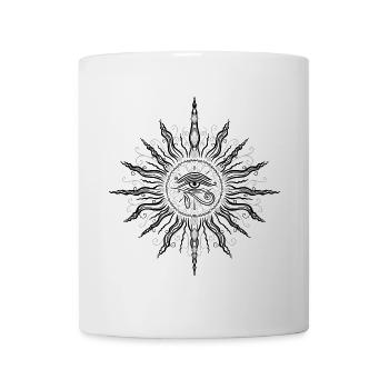 Sun, Summer, Horus' Eye - Mug - white - Front