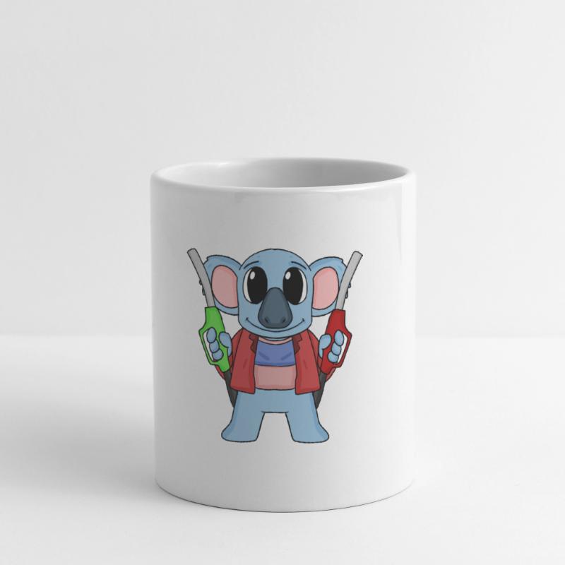 Préposé à la station-service Station d’essence Koala Mug blanc