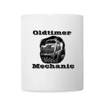 Mécanicien Oldtimer - Mug blanc - blanc - Devant