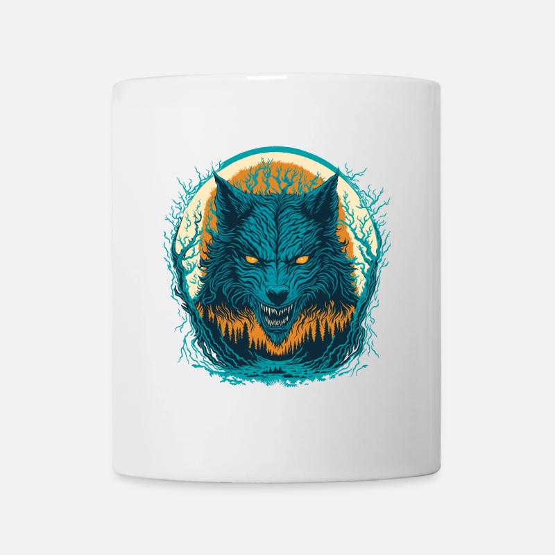Lycanthrope Portrait - Loup Garou - Mug blanc - blanc