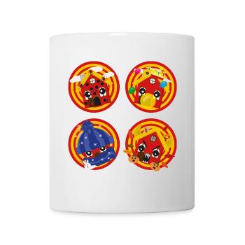 Häuschens Jahreszeiten-Party - Tasse - Weiß - Vorne