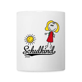 Schulkind 2023 - Tasse - Weiß - Vorne