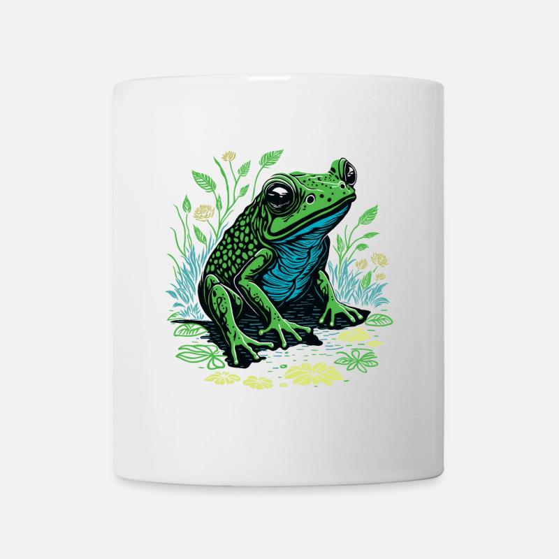Grenouille Verte - Mug blanc - blanc