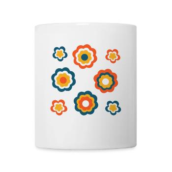70s Flower Pattern - Mug - white - Front