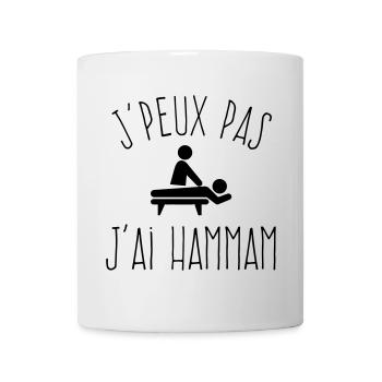 J'peux pas j'ai hammam - Prendre soin de soi - Mug blanc - blanc - Devant
