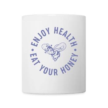 Enjoy health - eat your honey - Mug - white - Front