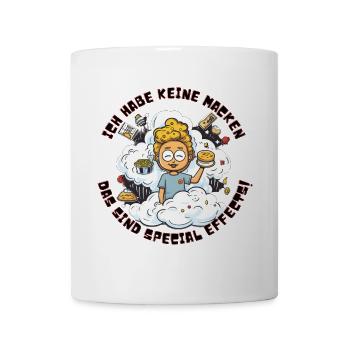 Humorvolles Essens-Reflexions-Motiv - Tasse - Weiß - Vorne