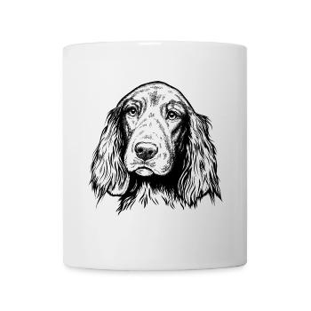 Portrait de setter irlandais sw - Mug blanc - blanc - Devant