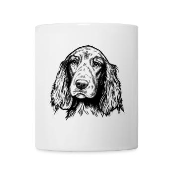 Irish Setter Portrait - Tasse - Weiß - Vorne