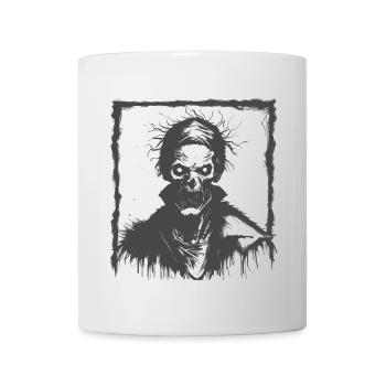 Gruseliger Zombie Böse - Tasse - Weiß - Vorne