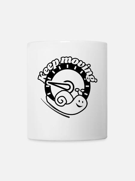 Slow Forward: Snail Motif - Mug - white