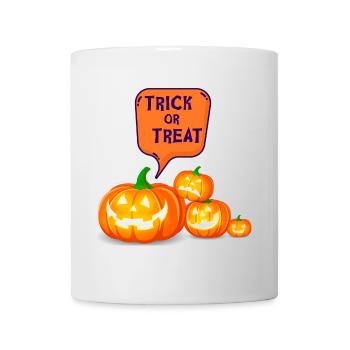 halloween, citrouille, sorcière - Mug blanc - blanc - Devant