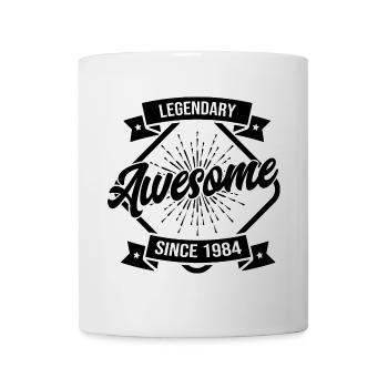 Legendary Awesome since 1984 - Mug - white - Front