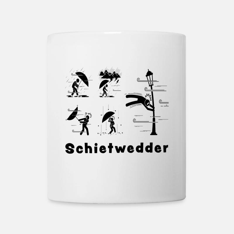 Schietwedder - Tasse - Weiß