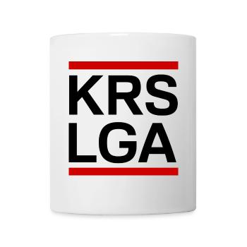KREISLIGA schwarz - Tasse - Weiß - Vorne