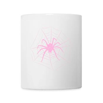 Spider in the web Halloween - Mug - white - Front