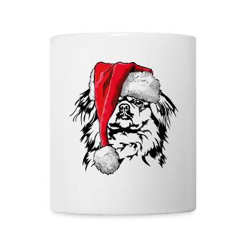 Santa Pekingese Weihnachten Hunde Hund Wilsigns - Tasse - Weiß - Vorne