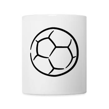 Croquis de balle de handball - Mug blanc - blanc - Devant