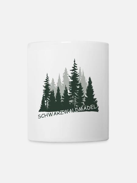 Schwarzwaldmädel - Tasse - Weiß