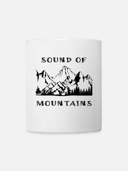 Sound of Mountains - Tasse - Weiß