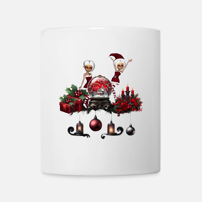 Wunderbare dunkle Weihnachtszeit. - Tasse - Weiß