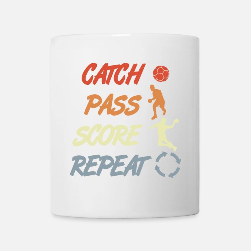 Handball Vintage Look - Tasse - Weiß