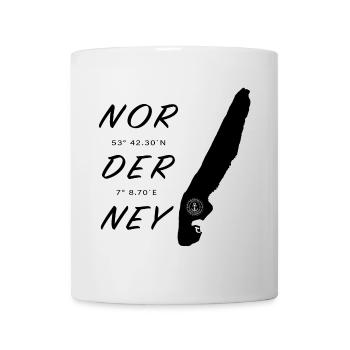 Norderney - Tasse - Weiß - Vorne