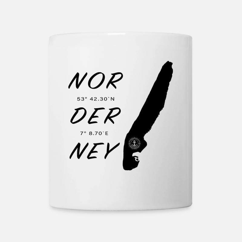 Norderney - Tasse - Weiß