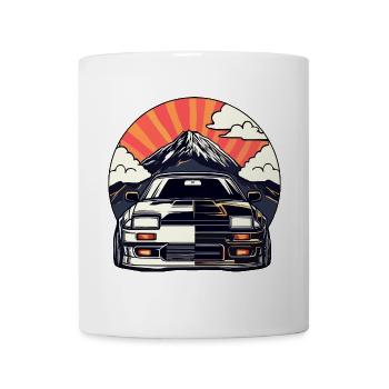 JDM car Japanese Retro Car Racing Drifting Legend - Mug - white - Front