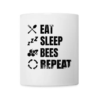 Daily routine of a beekeeper - Mug - white - Front