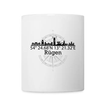 Skyline Rügen - Tasse - Weiß - Vorne