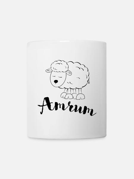 Amrum Schaf - Tasse - Weiß
