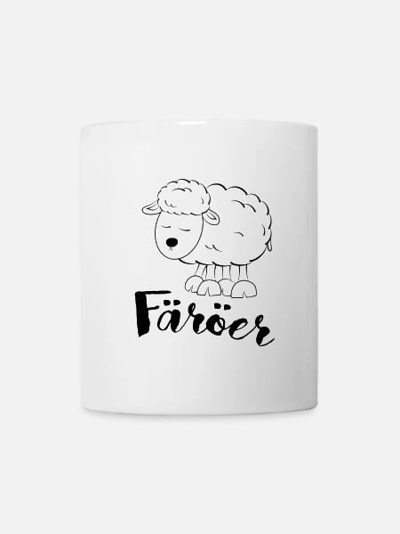 Färöer Schaf - Tasse - Weiß
