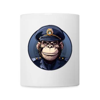 Monkey Policewoman - Mug - white - Front