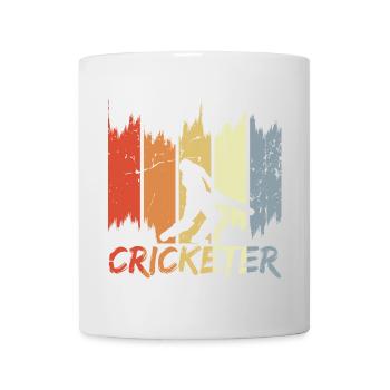 Retro Cricketer - Mug - white - Front