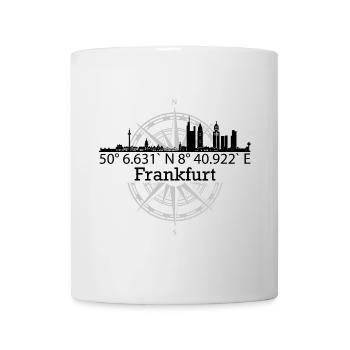 Skyline Frankfurt - Tasse - Weiß - Vorne