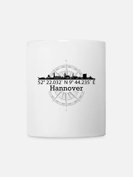 Skyline Hannover - Tasse - Weiß