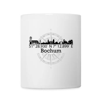 Skyline Bochum - Tasse - Weiß - Vorne