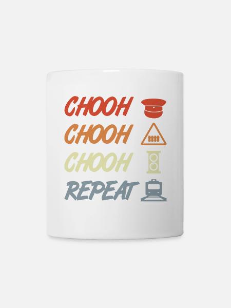 Eisenbahner Witz - Tasse - Weiß