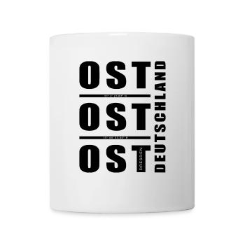Ost Ost Ostdeutschland - Dresden - Tasse - Weiß - Vorne