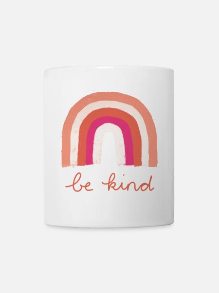 Be Kind Rainbow - Mug - white